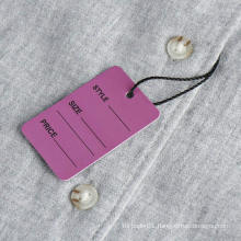 Recycled Paper Custom High Class Hand Made Paper Price Tag Label